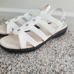 White sandals. Size 11. Brand new!